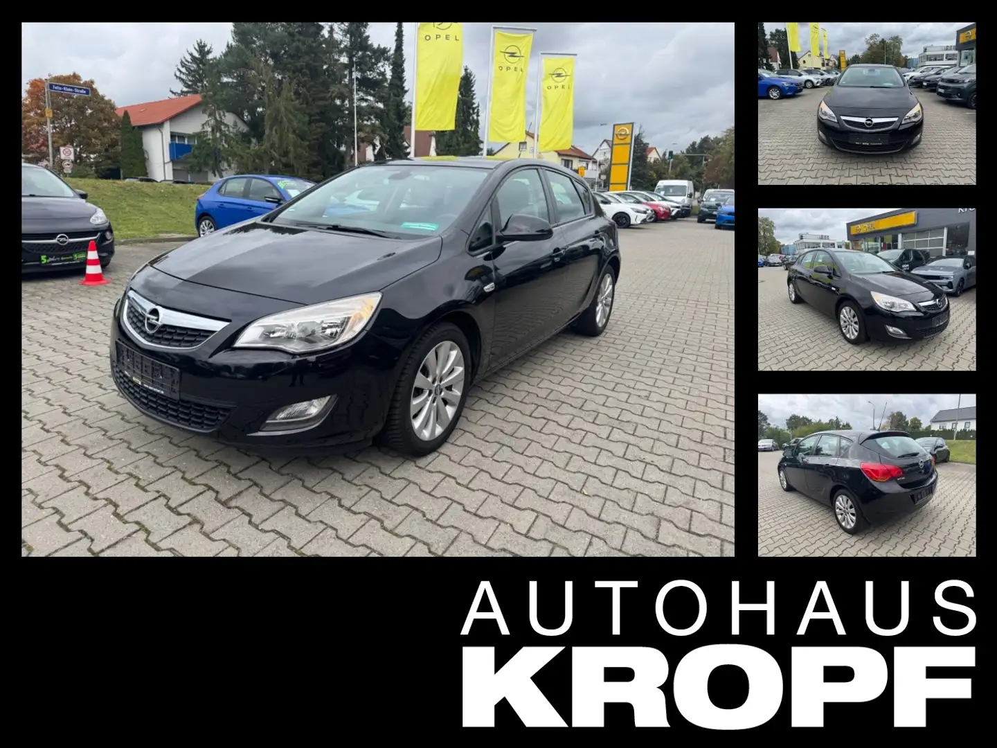 Opel Astra J 1.6 FIN ab 2,99%**SHZ+Klima+PDC+** Noir - 1