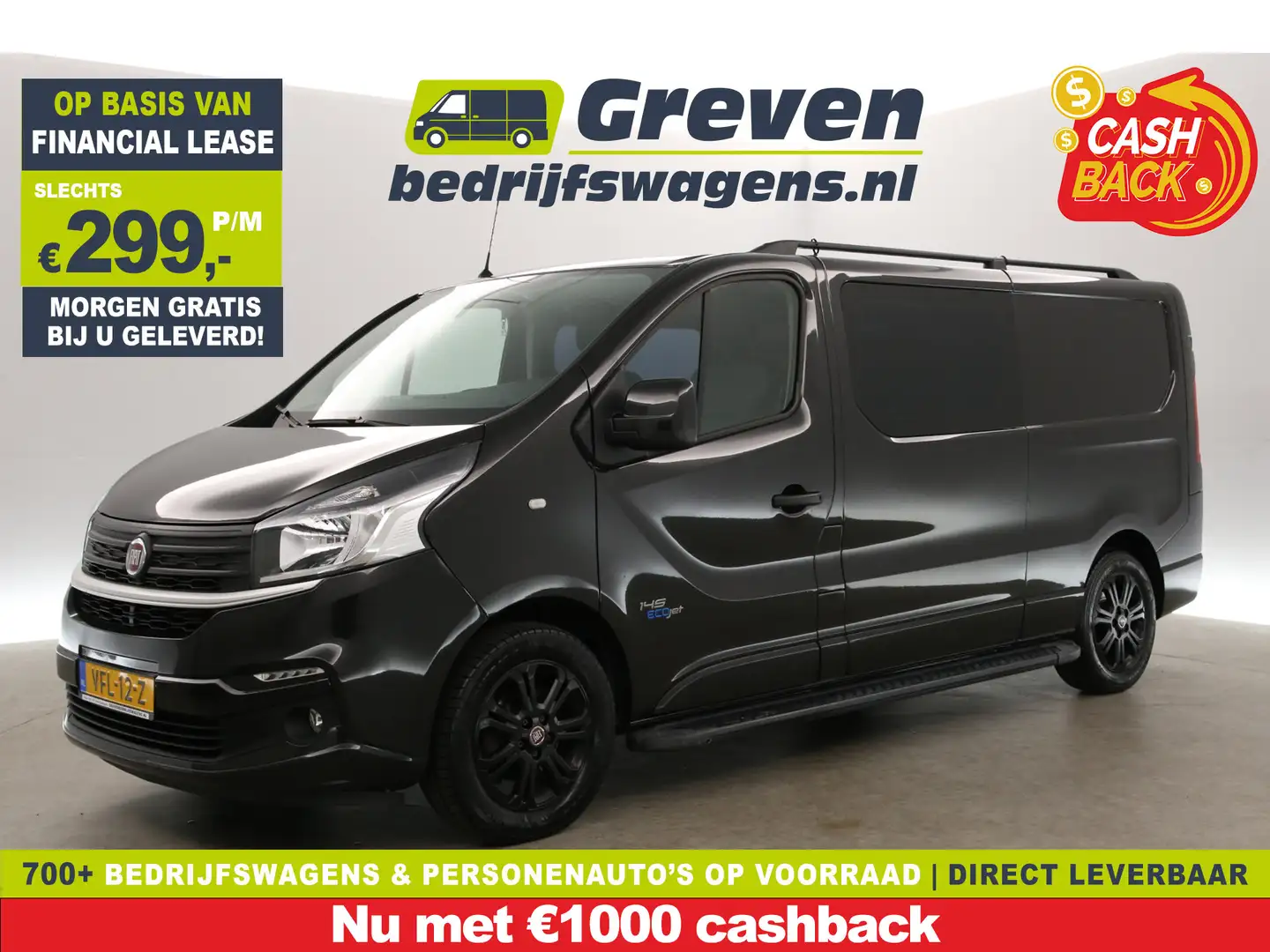 Fiat Talento 2.0 MultiJet 146PK L2H1 | DC | Airco | Carplay | C Noir - 1