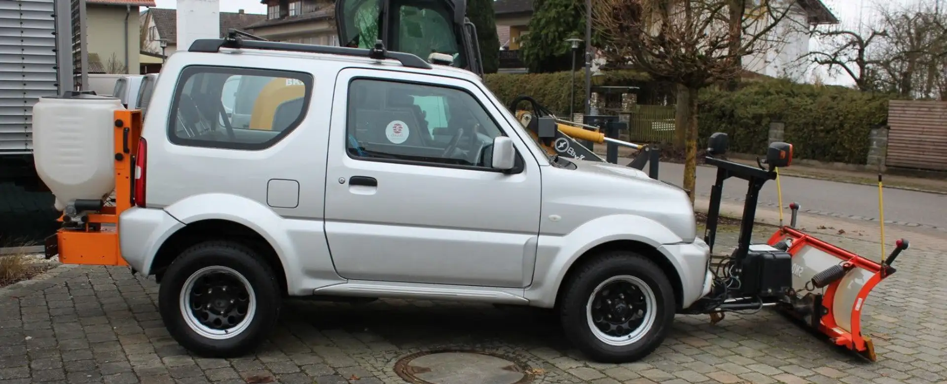 Suzuki Jimny Ranger Winterdienst*Räumschild*Salzstreuer Silber - 1