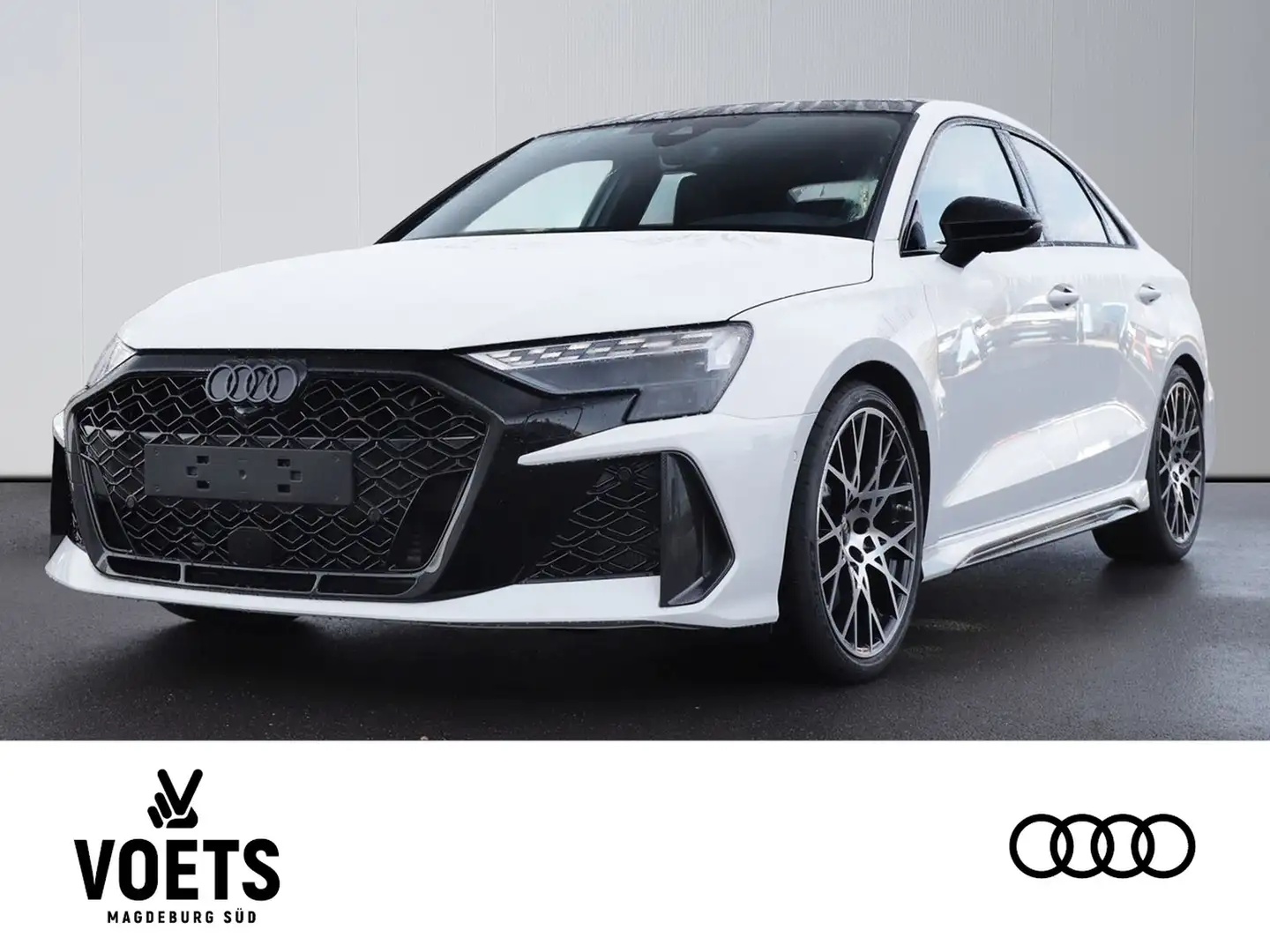 Audi RS3 RS 3 Limousine PANO+MATRIX+SPORTABGAS+280KMH Weiß - 1