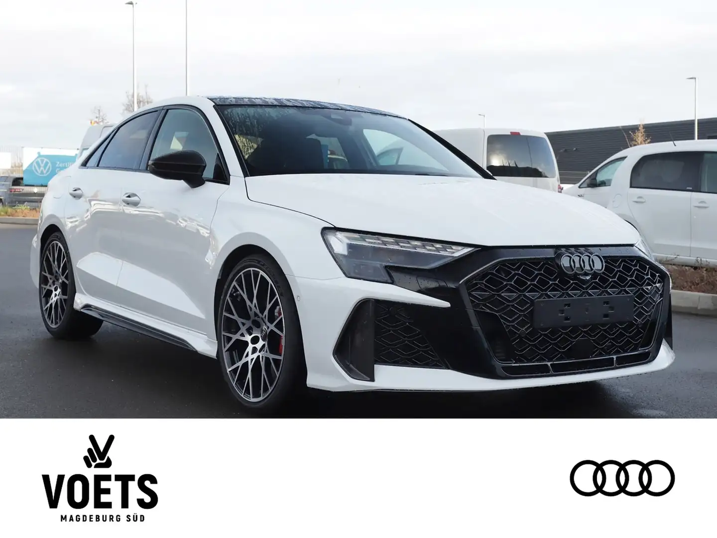 Audi RS3 RS 3 Limousine PANO+MATRIX+SPORTABGAS+280KMH Weiß - 2