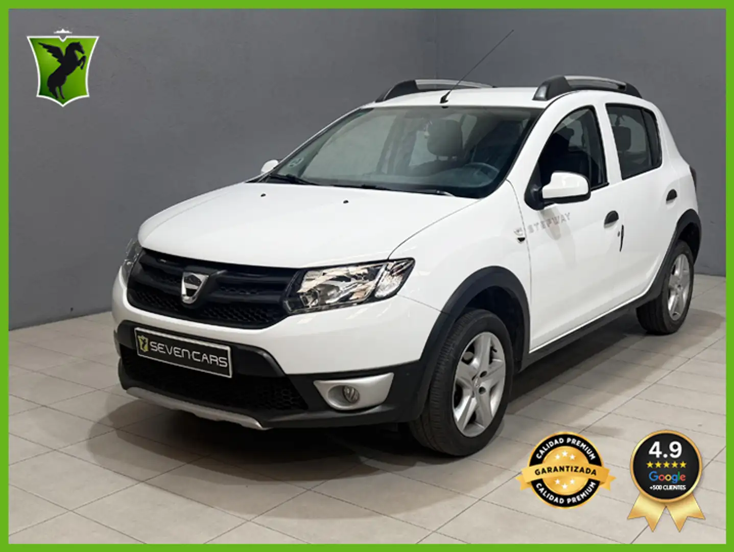 Dacia Sandero 1.5dCi Stepway 90 Blanc - 1