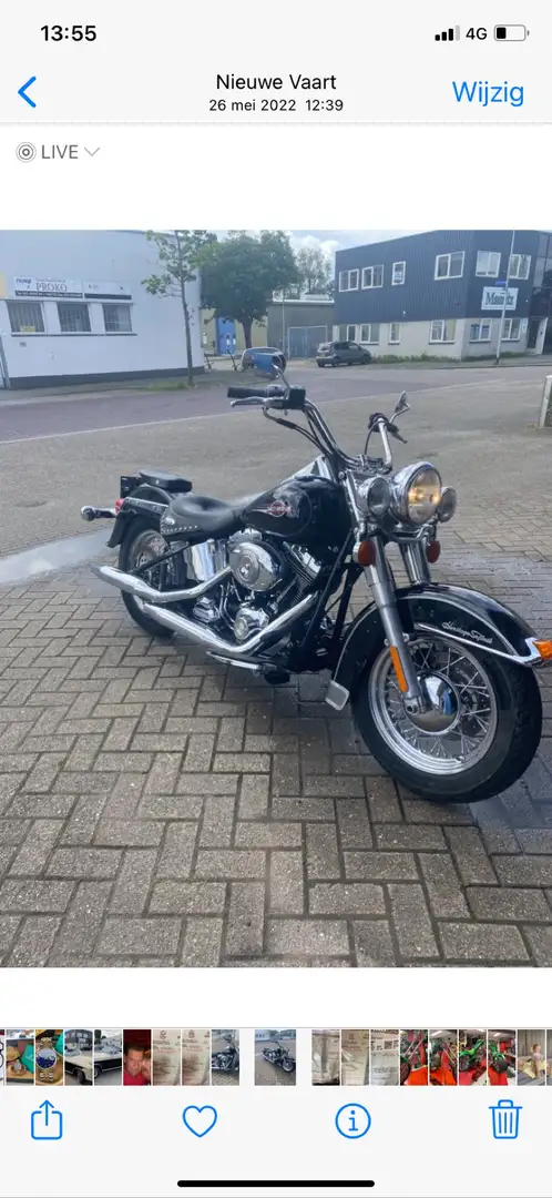 Harley-Davidson Heritage Softail black Zwart - 1
