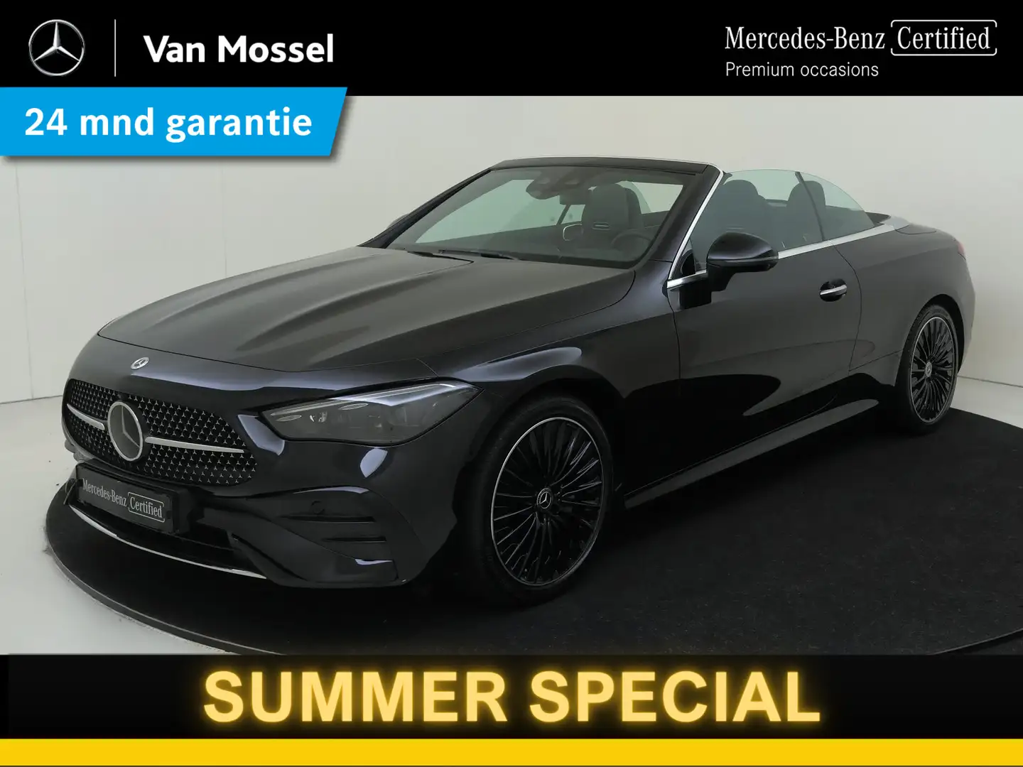 Mercedes-Benz CLE 200 Cabriolet AMG Line / Premium/ Leder/ Digital Light Zwart - 1