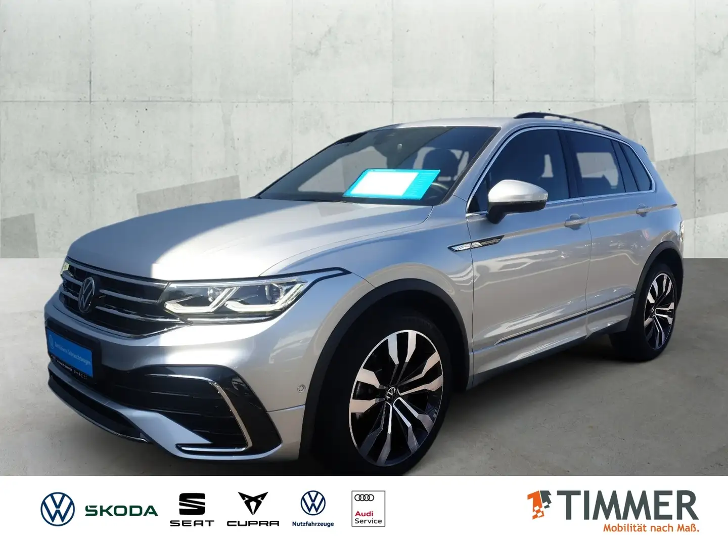 Volkswagen Tiguan 2.0 TSI DSG 4M *IQ.LIGHT *360° *AHK *ACC *APP *DC Silber - 1