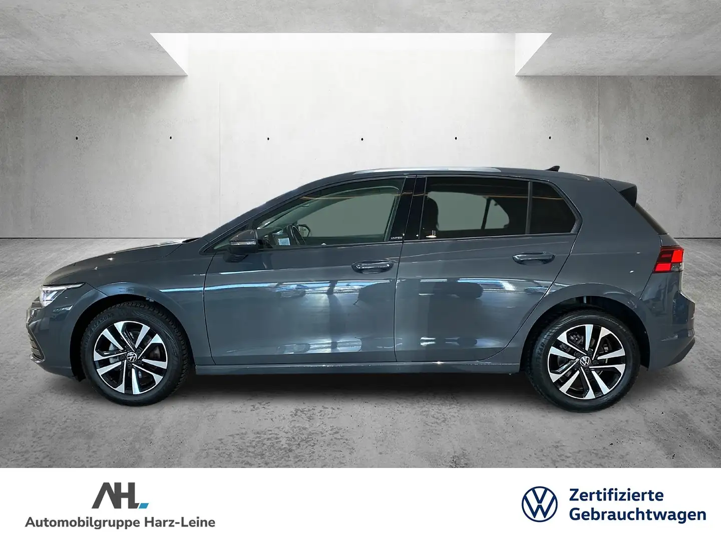 Volkswagen Golf VIII 1.0 eTSI United DSG Navi LED AppConnect PDC Gris - 2