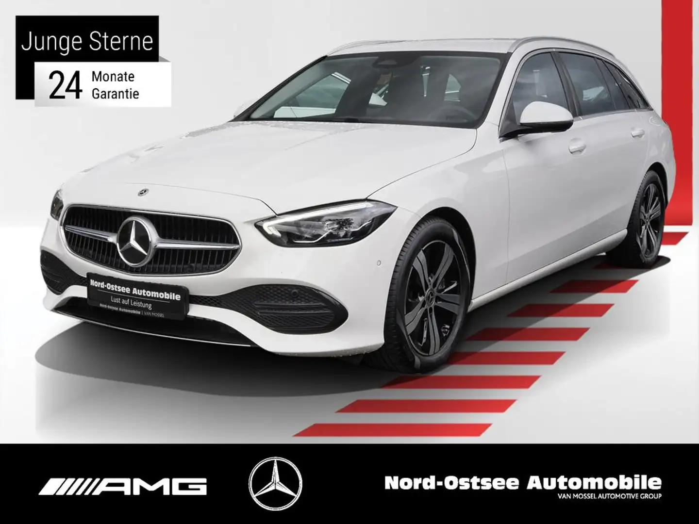Mercedes-Benz C 200 d T AVANTGARDE ADV AHK STANDHZ TOTW KAMERA Weiß - 1