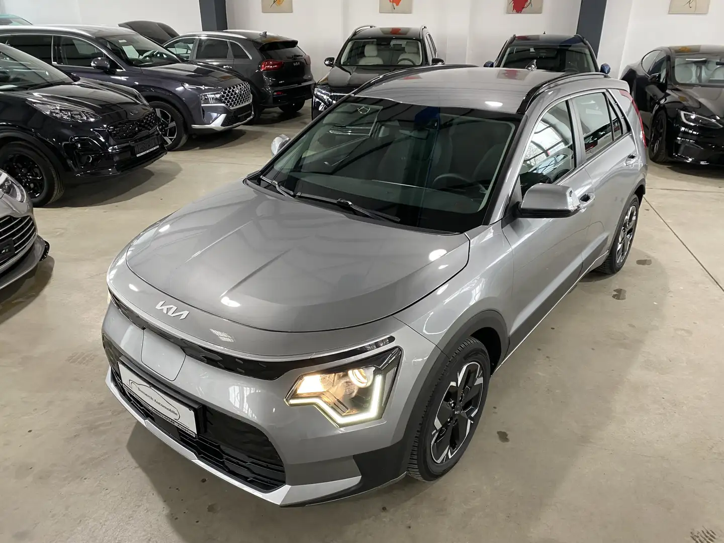 Kia Niro 64kWh Nav Wä.Pumpe Allwetter FAHRSCHULE Grau - 2
