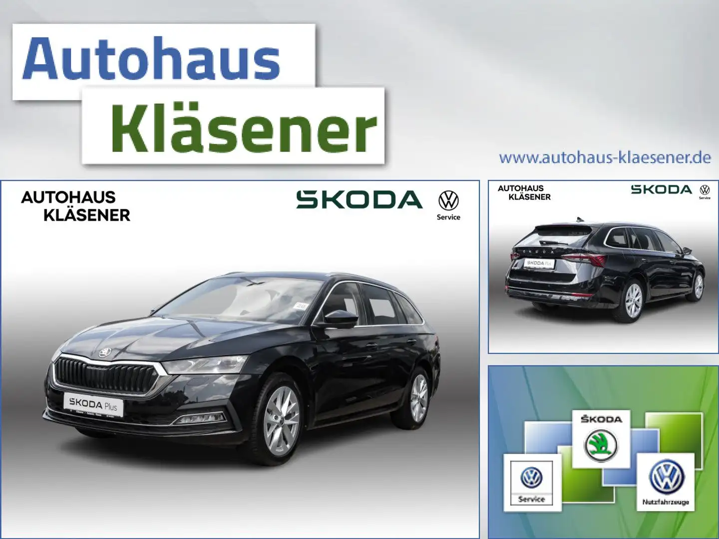 Skoda Octavia Combi 2.0TDI 110KW DSG MATRIX HUD ASSISTS Schwarz - 1