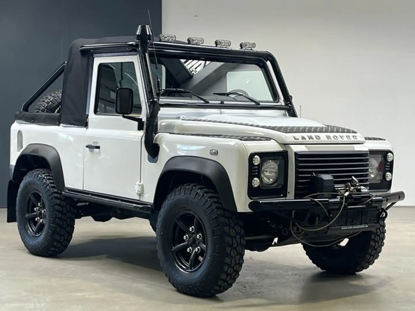 Land Rover Defender Cabrio 1-Hand Scheckheft Weiß - 2
