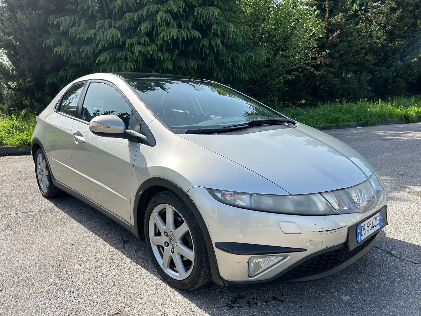 Honda Civic 5p 1.8 i-vtec Exclusive Leather Argento - 2