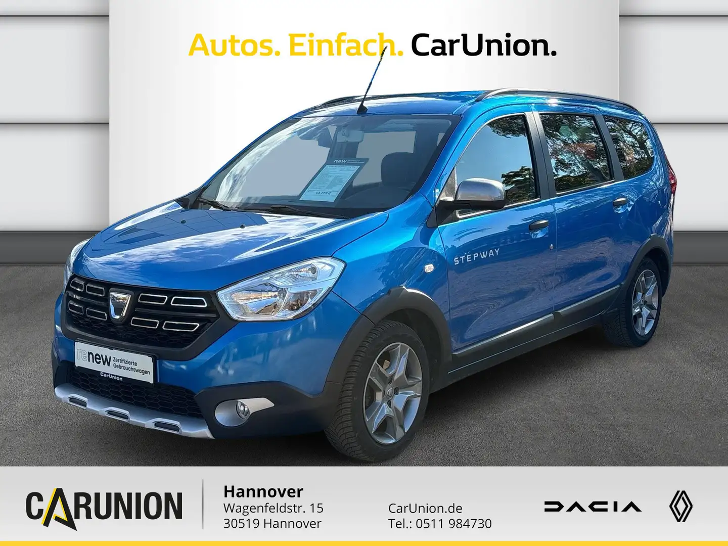 Dacia Lodgy Stepway Plus TCe 130 GPF 5 Sitz. Blau - 1