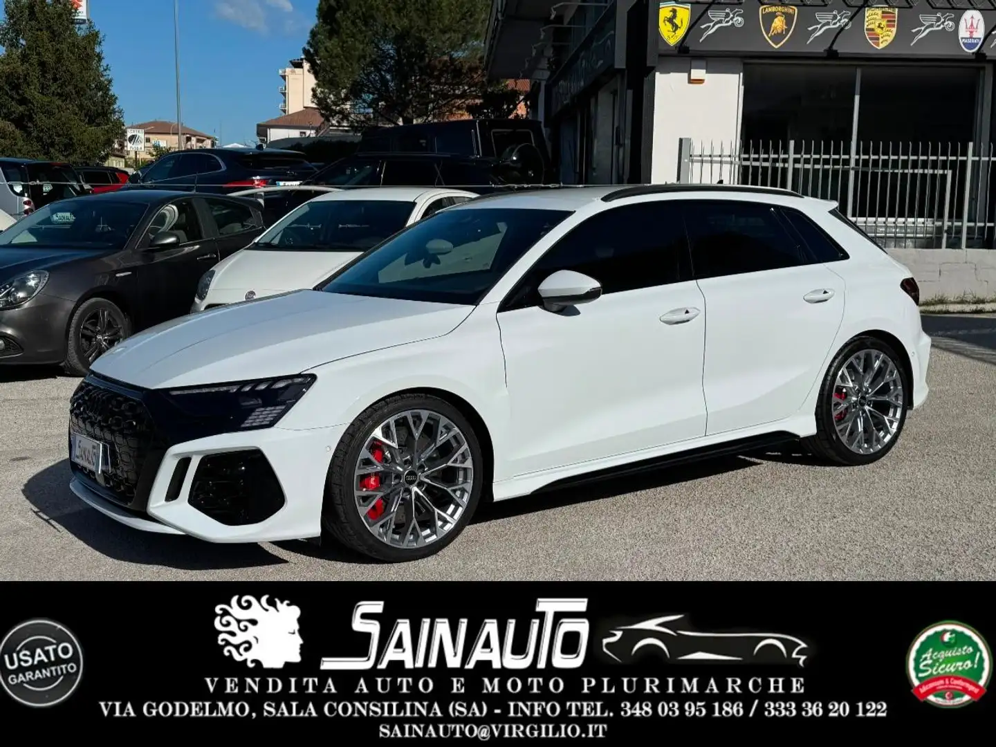 Audi RS3 RS3 Sportback 2.5 tfsi quattro s-tronic GARANZIA Bianco - 1