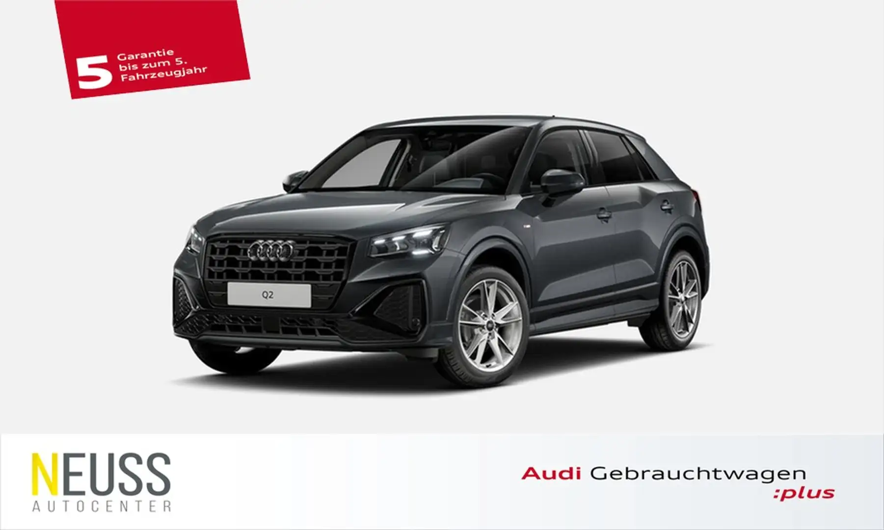 Audi Q2 35 TFSI S line NAVI+AHK+ACC+RFK+MATRIX+PRIVACY Grau - 1