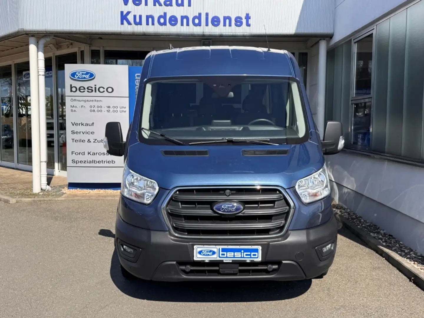 Ford Transit Kombi Trend 350L2+PDC+SHZ+Klima+AHK+DAB+ Blau - 2