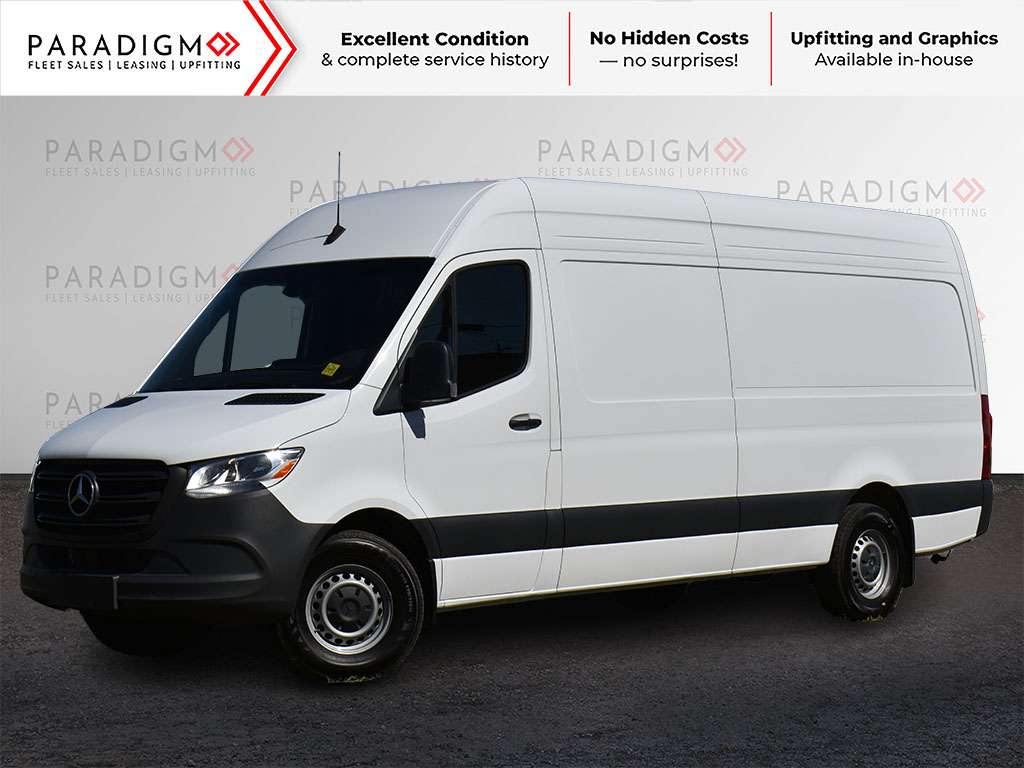 White 2024 Mercedes-Benz Sprinter Cargo Van Rear-Wheel Drive 9-Speed Automatic