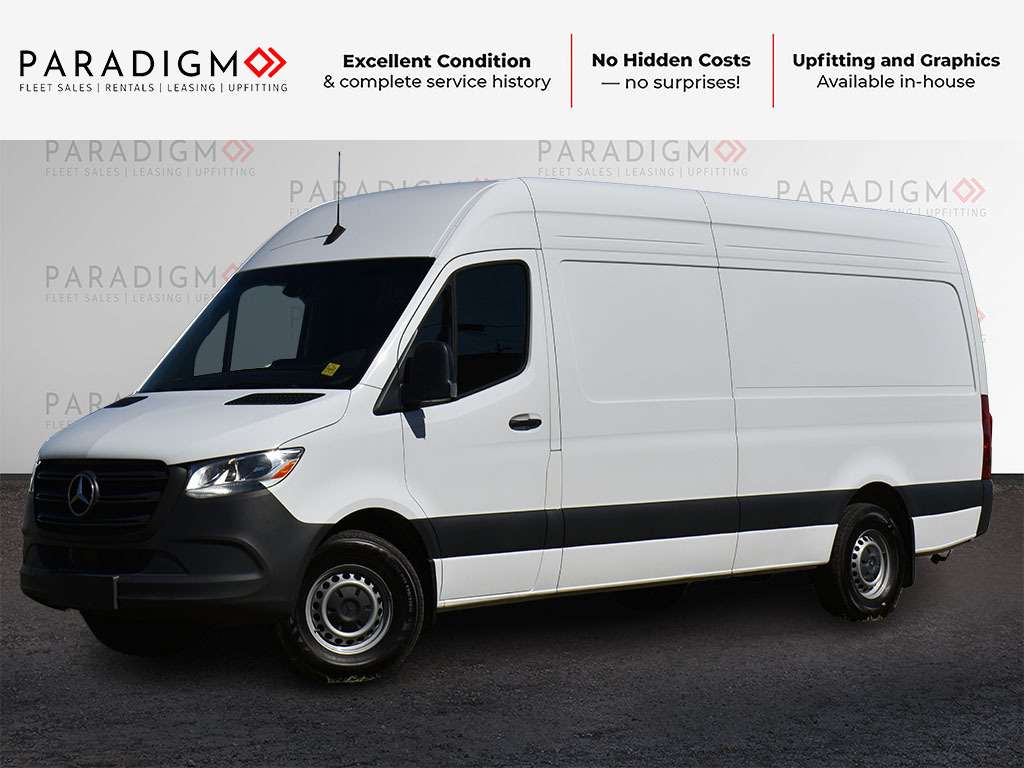 White 2024 Mercedes-Benz Sprinter Cargo Van Rear-Wheel Drive 9-Speed Automatic