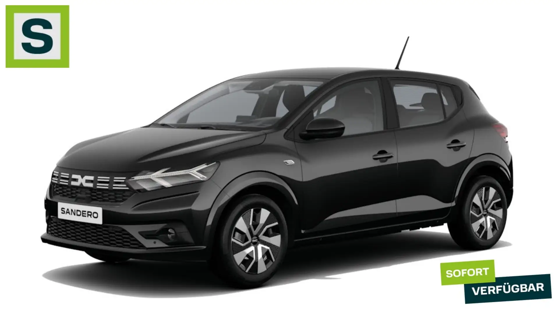 Dacia Sandero SANDERO Expression TCe 90 MY24 Schwarz - 1