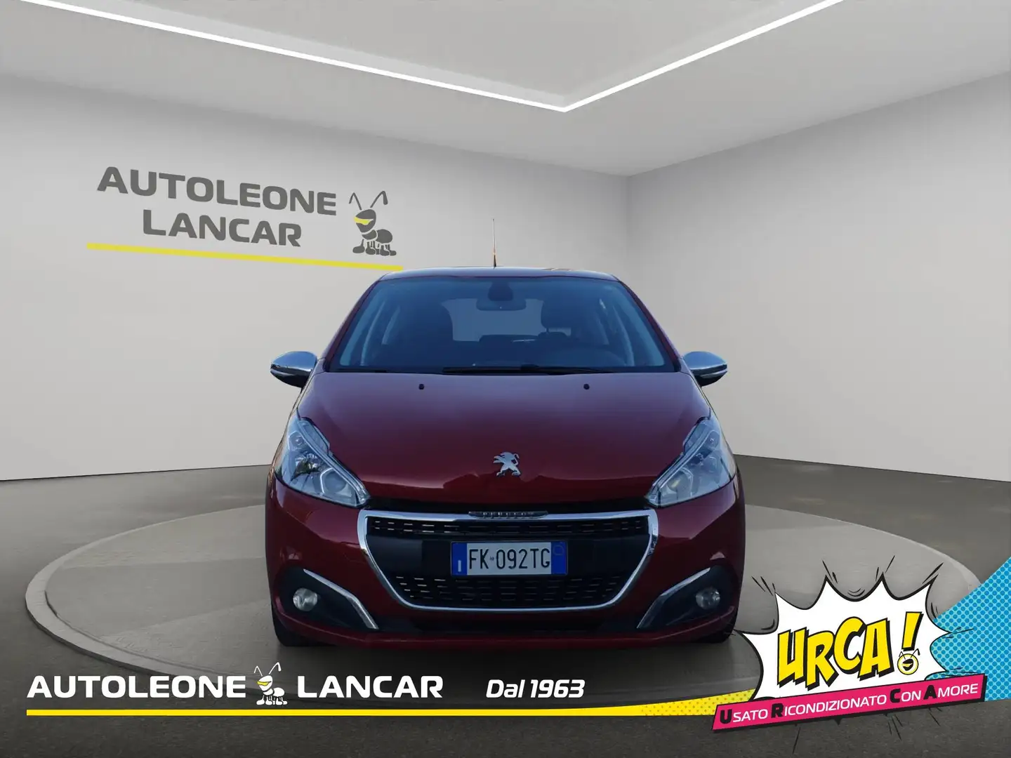 Peugeot 208 5p 1.2 puretech Allure 82cv OK NEOPATENTATI E6 Rosso - 2
