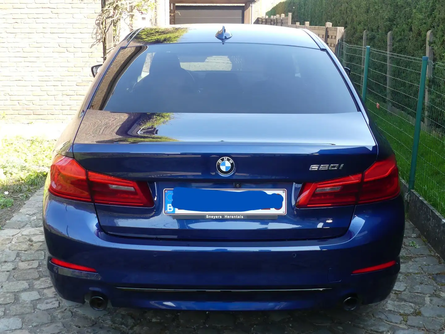 BMW 520 520i Aut. Sport Line Blauw - 2