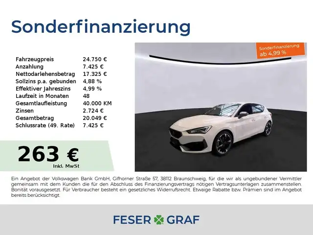 CUPRA Leon 1.5eTSI DSG LED RearView ACC PDC Sitzheizung