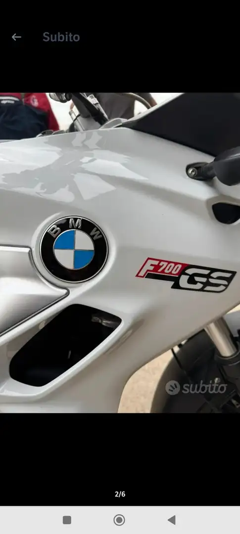 BMW F 700 GS abs tris valigia BMW Motorrad Fehér - 2