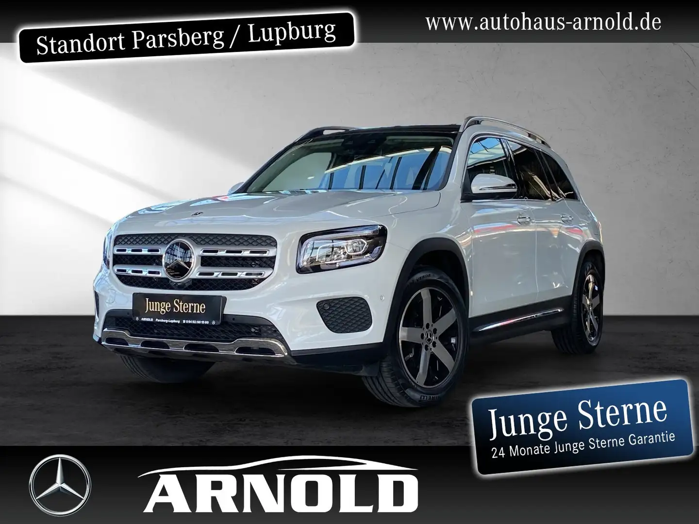 Mercedes-Benz GLB 220 GLB 220 d Progressive Fahrass-P. Pano AHK 360° Weiß - 1