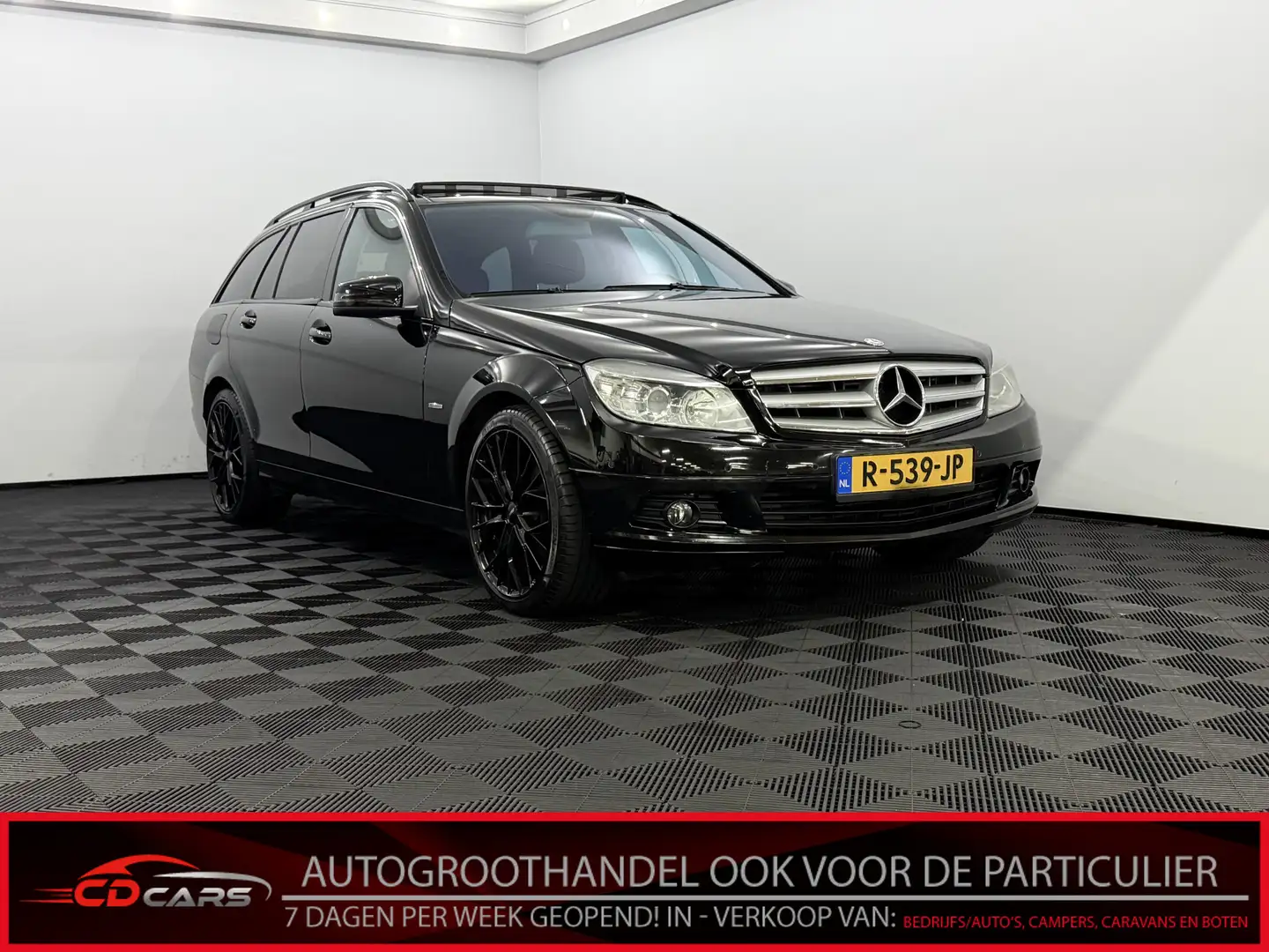 Mercedes-Benz C 220 Estate CDI BlueEFFICIENCY Pano, Half leder, Navi, Zwart - 1