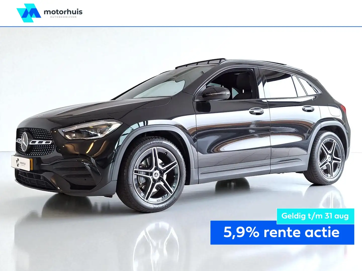 Mercedes-Benz GLA 180 136pk 7G-DCT Business Solution AMG AUTOMAAT LED PA Zwart - 1