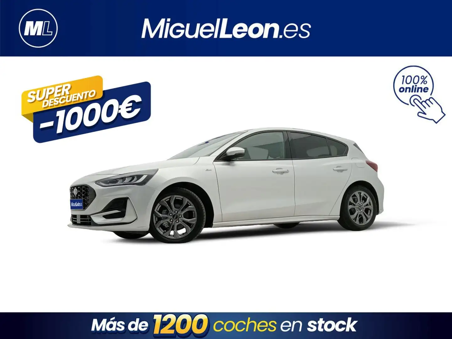 Ford Focus 1.0 Ecob. Auto-S&S Edition 125 Gris - 1