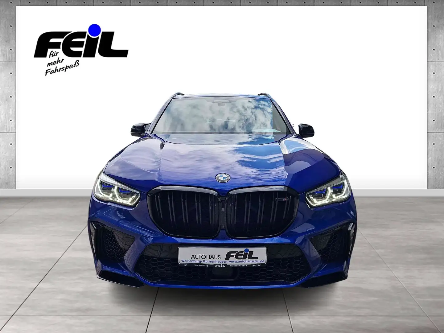 BMW X5 M Competition Head-Up DAB LED el. Sitze Blau - 2