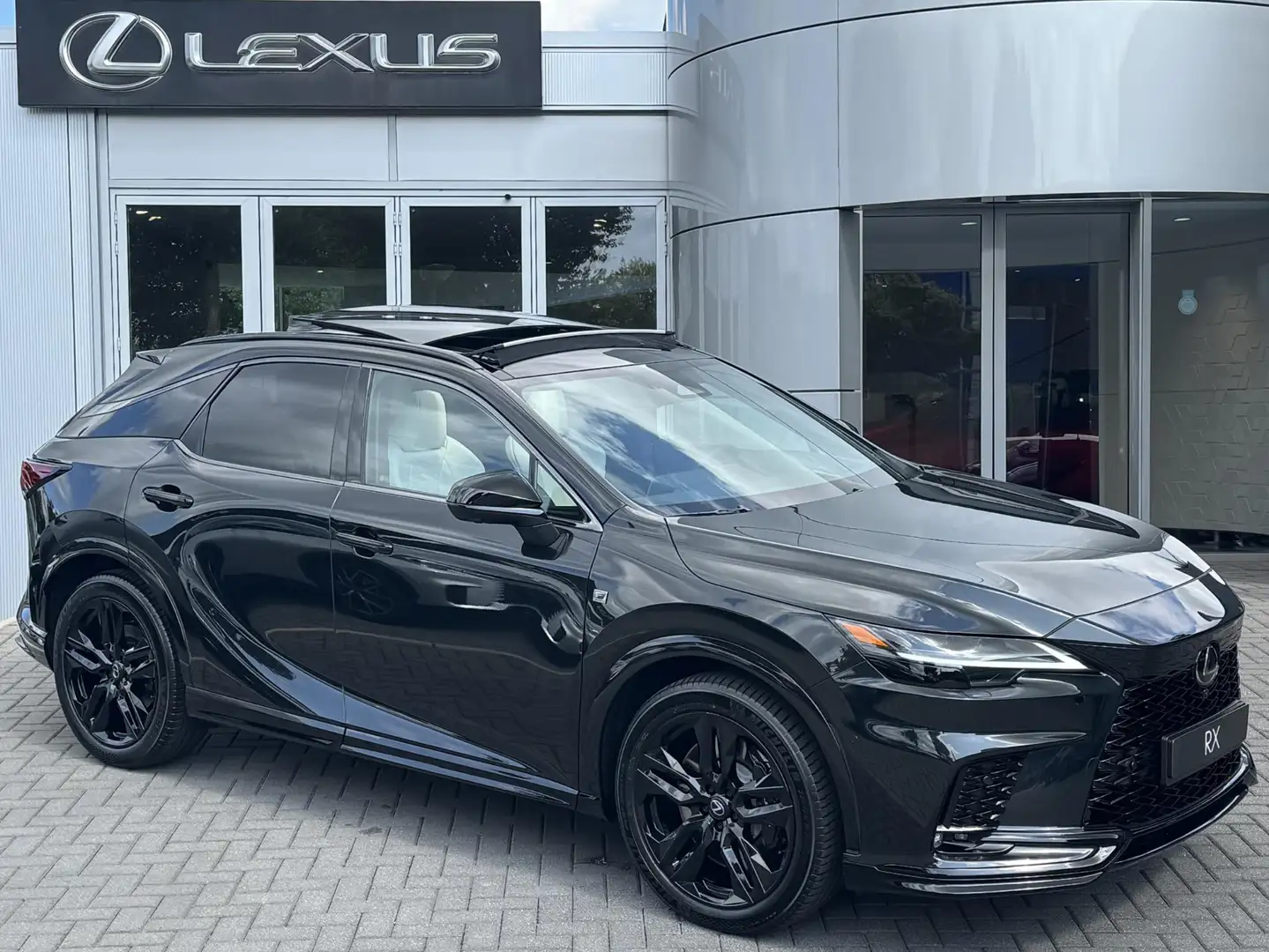 Lexus RX 500h F Sport Line NIEUW DIRECT LEVERBAAR OBSIDIAN PACK Noir - 1