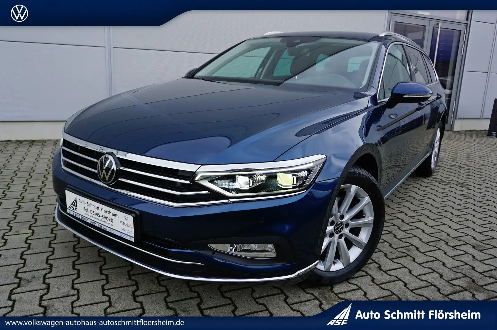 Volkswagen Passat Variant Elegance 2,0 l TDI 7-Gang-DSG Navi,AHK,IQ.LIGHT Azul - 2