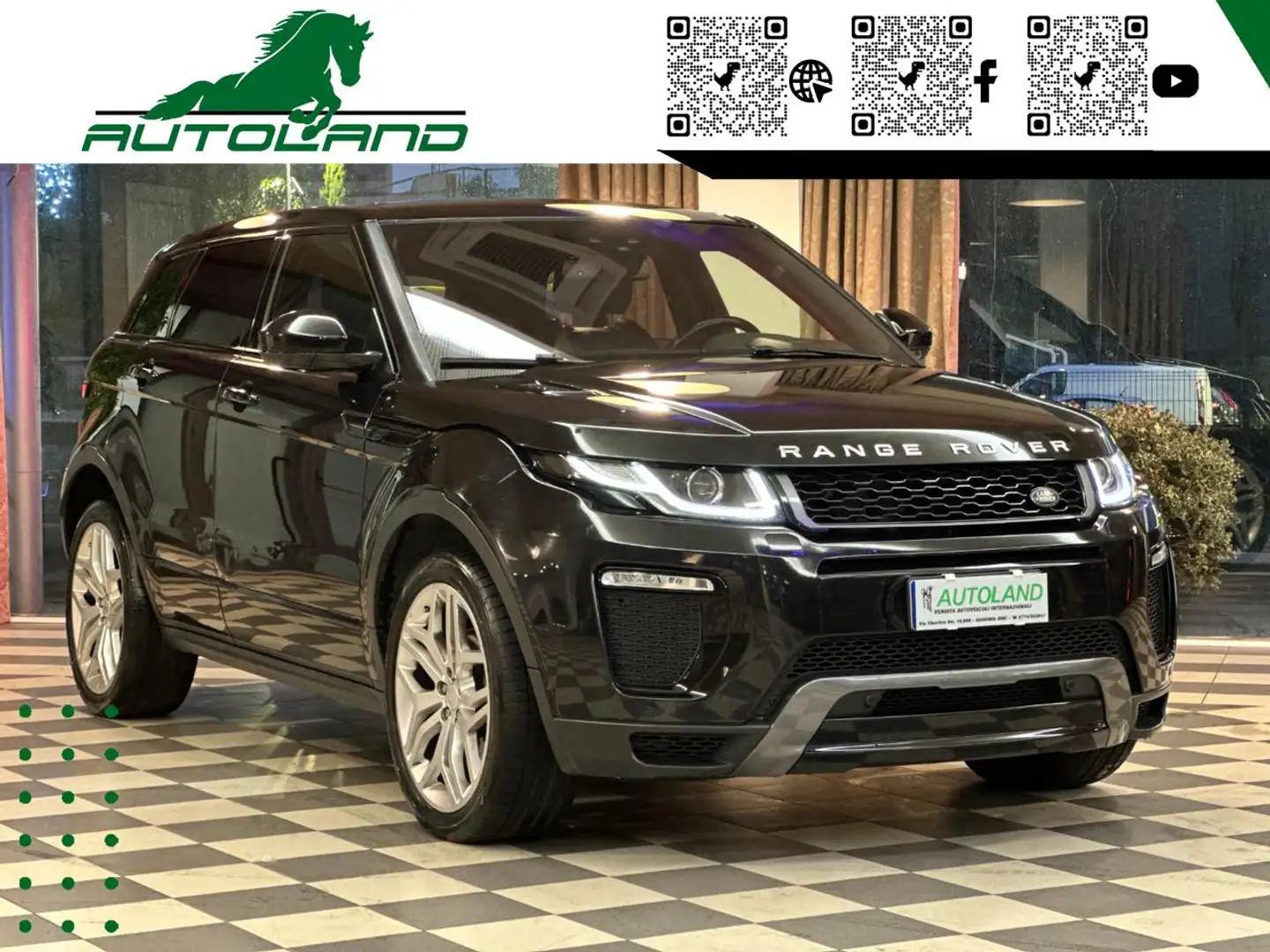 Land Rover Range Rover Evoque 2.0 TD4 HSE Dynamic*LuciAmbiente*Sed.Riscaldati Nero - 2