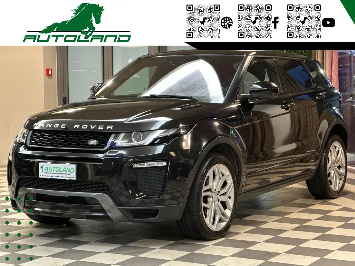 Land Rover Range Rover Evoque 2.0 TD4 HSE Dynamic*LuciAmbiente*Sed.Riscaldati Nero - 1