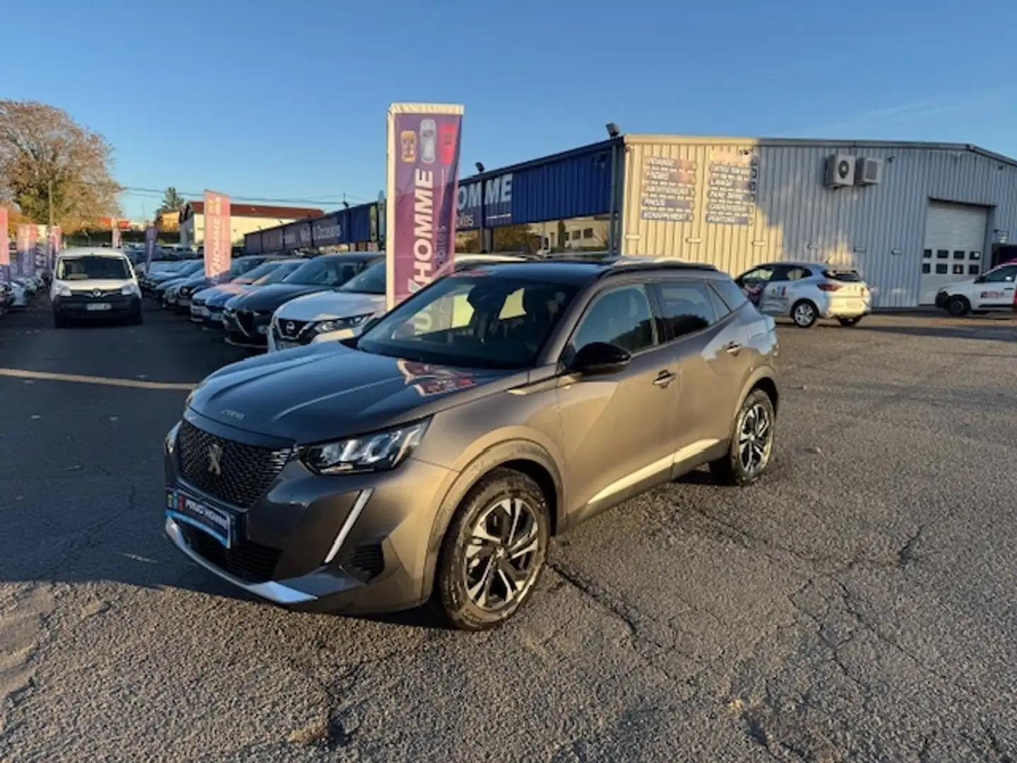 Peugeot 2008 1.2 PURETECH 130CH S\u0026S ALLURE PACK Gris - 1