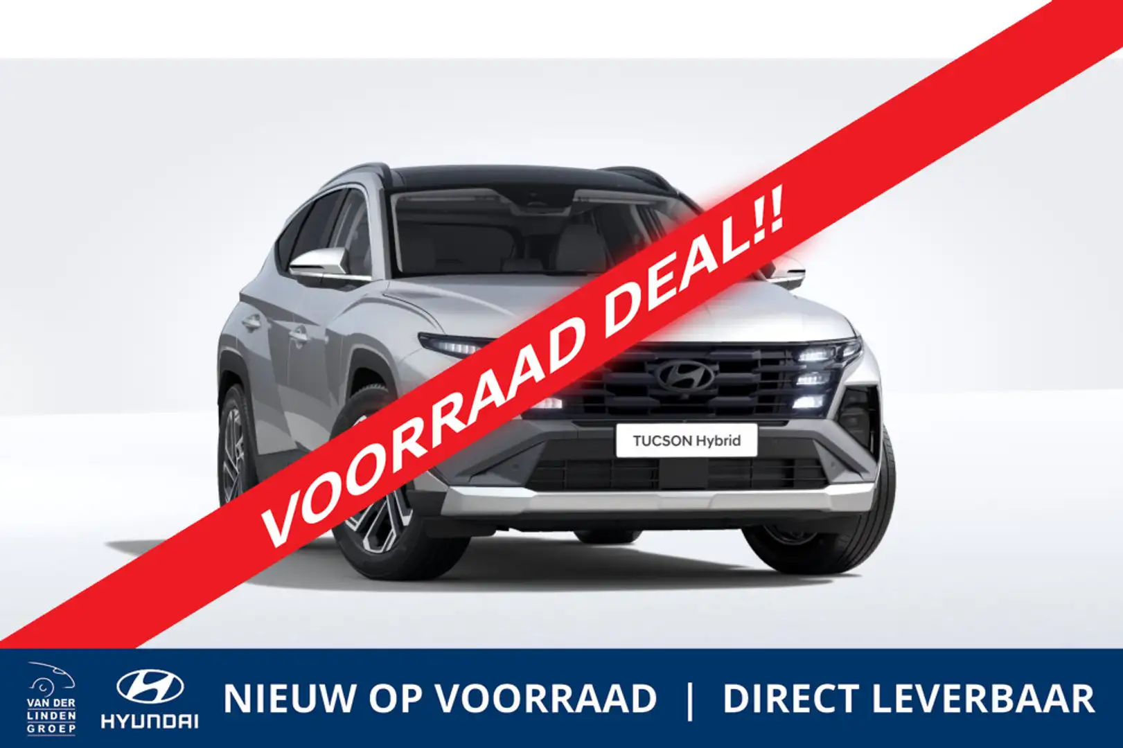 Hyundai TUCSON 1.6 T-GDI HEV Premium Sky | DIRECT LEVERBAAR! | Zilver - 1