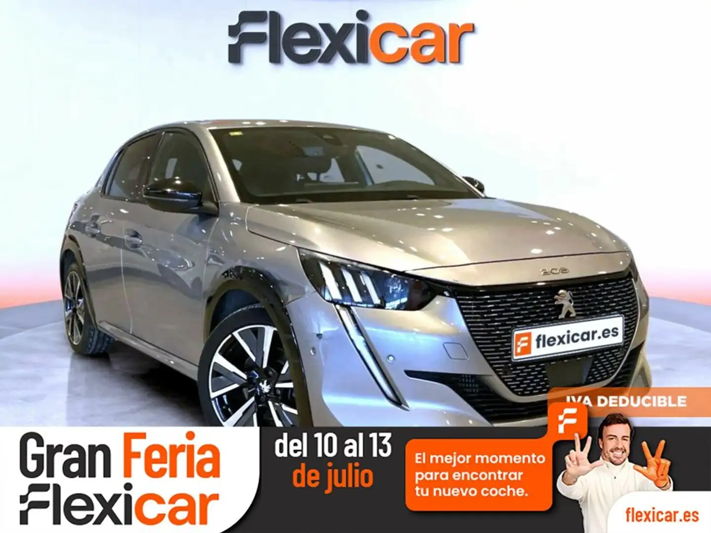 Peugeot 208 PureTech 73kW (100CV) EAT8 GT Line Gris - 1