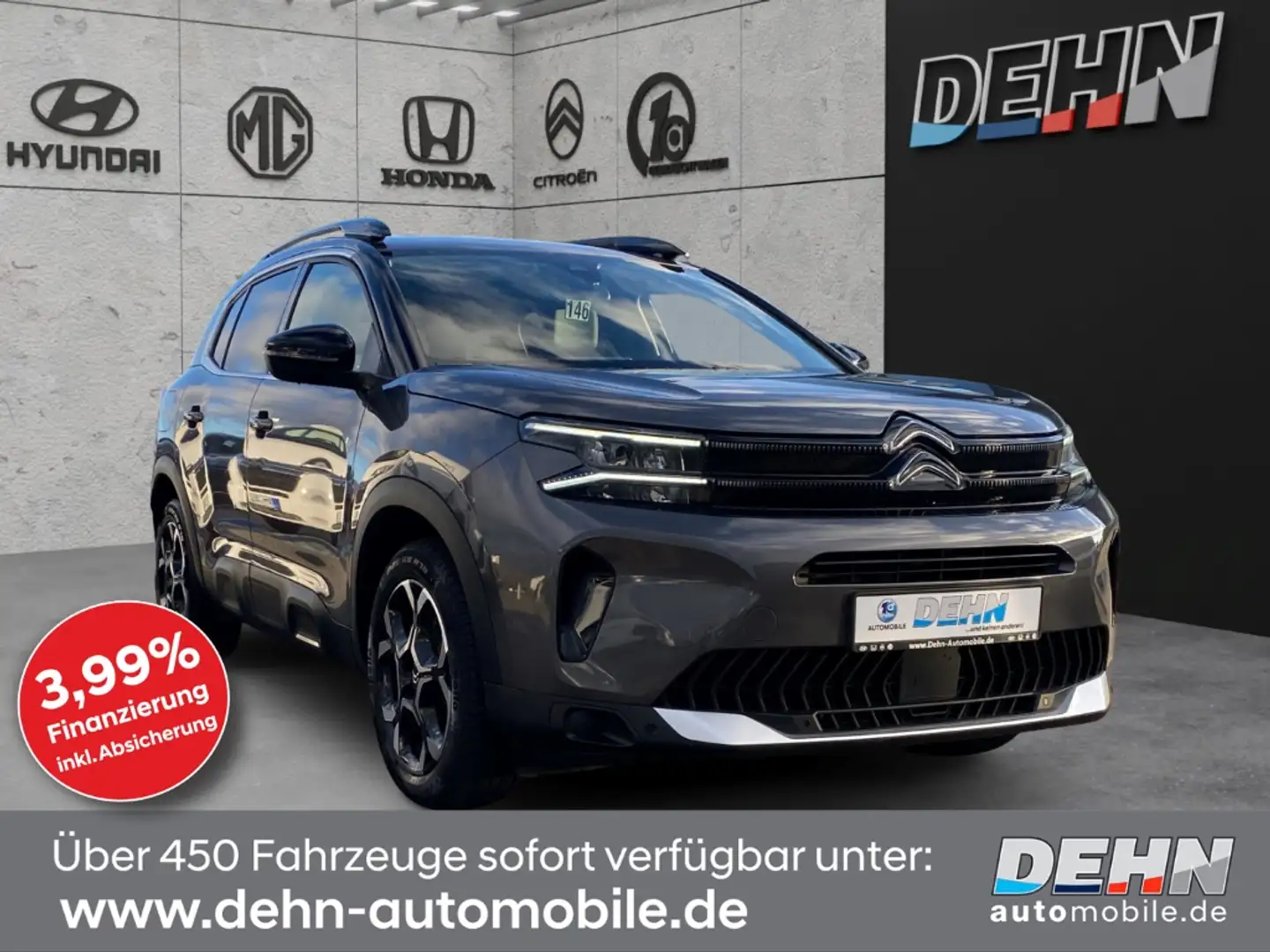 Citroen C5 Aircross PT130 Plus Navi LED Kamera ACC SHZ Grau - 1