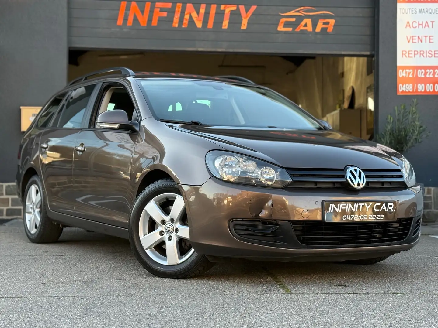 Volkswagen Golf Golf 1.6 CR TDi Highline Brun - 1