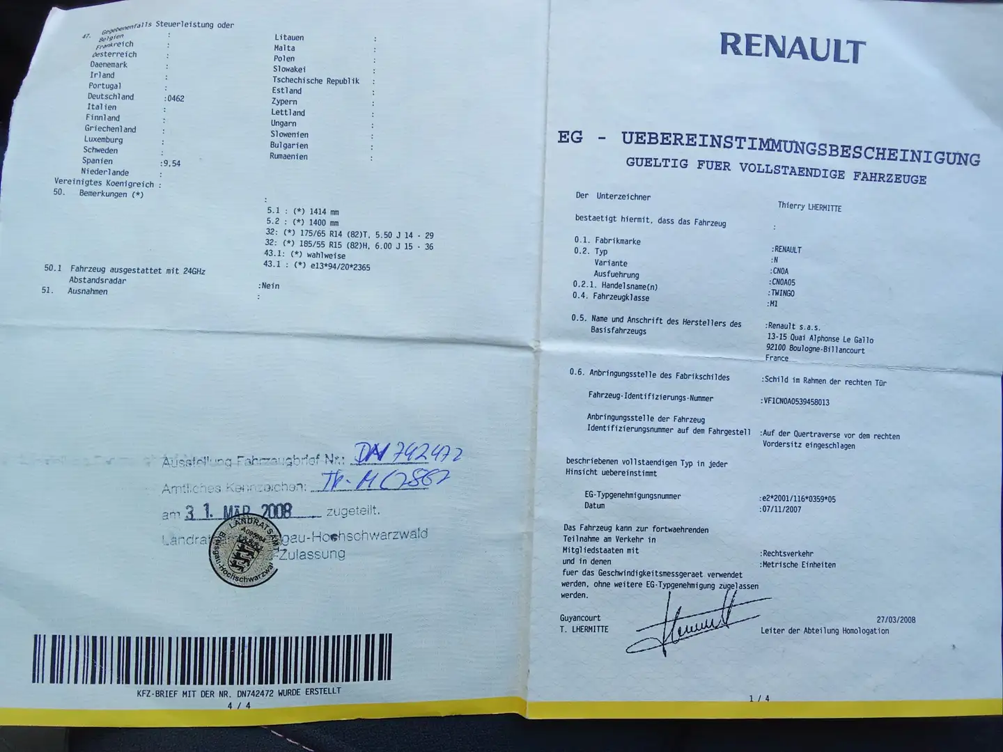 Renault Twingo Dynamique Schwarz - 2
