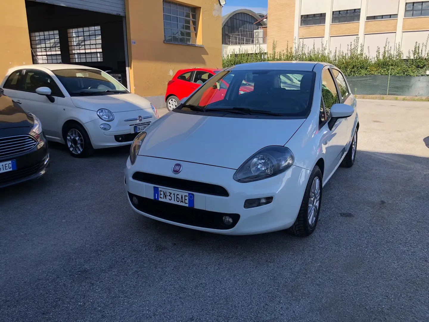 Fiat Punto Evo 5p 1.3 mjt II 16v Lounge eco s Weiß - 2