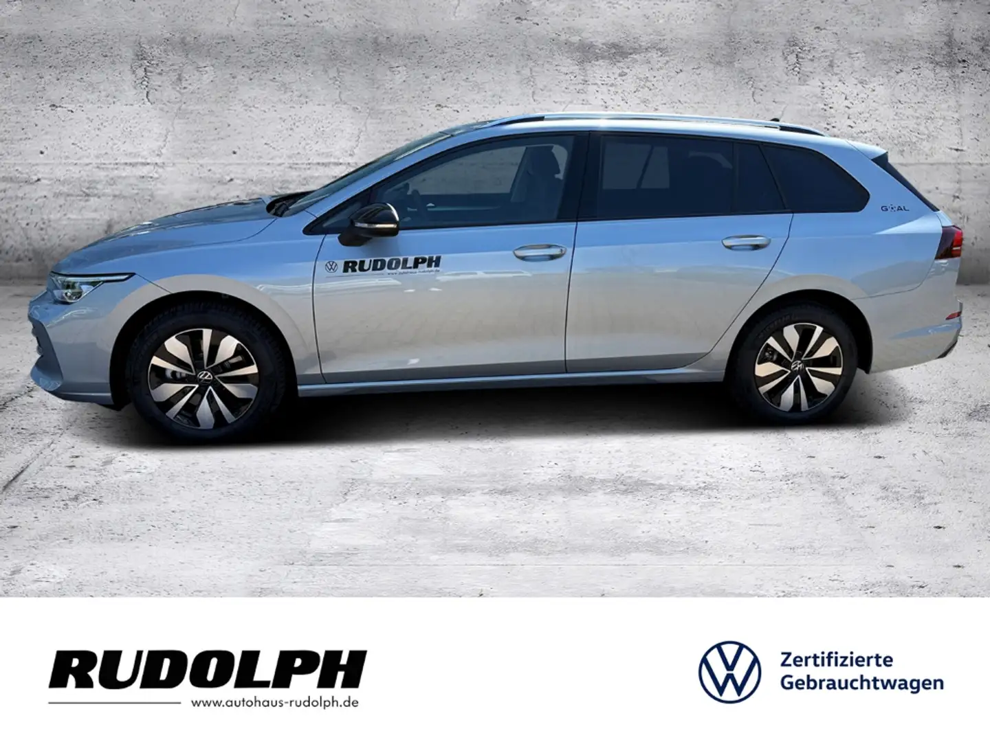 Volkswagen Golf VIII 2.0 TDI Goal 7-Gang-DSG LED BT Navi AHK SHZ A Silber - 2