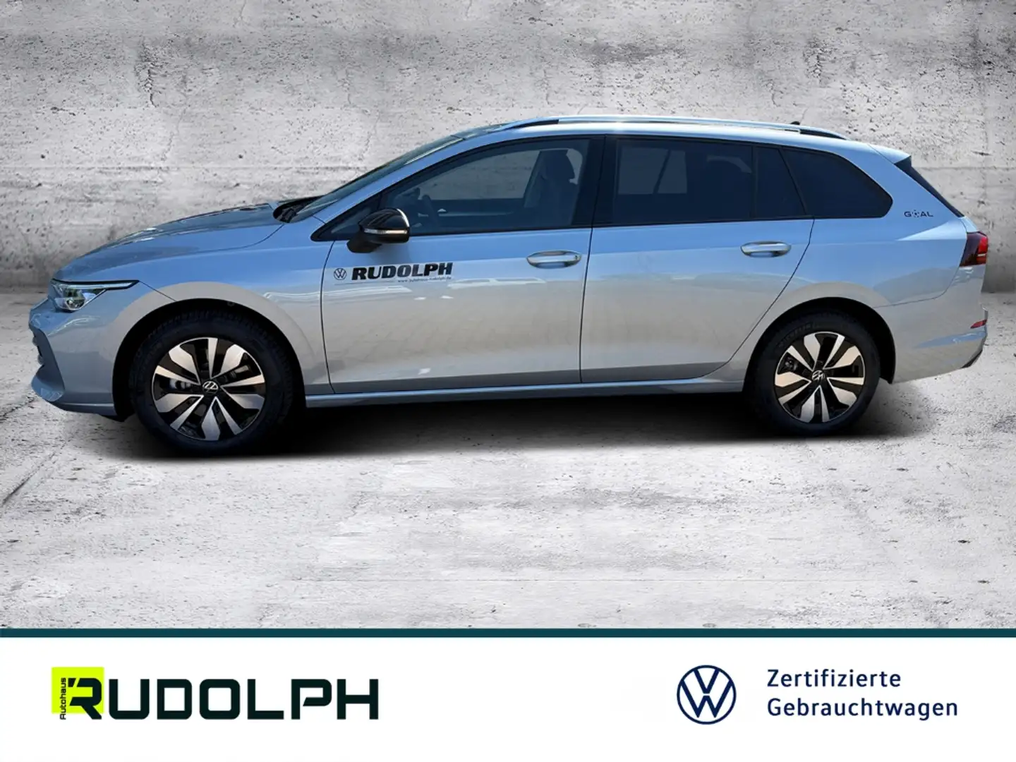 Volkswagen Golf Variant VIII Goal 2.0 TDI  7-Gang-DSG LED BT Navi AHK SHZ Silber - 2