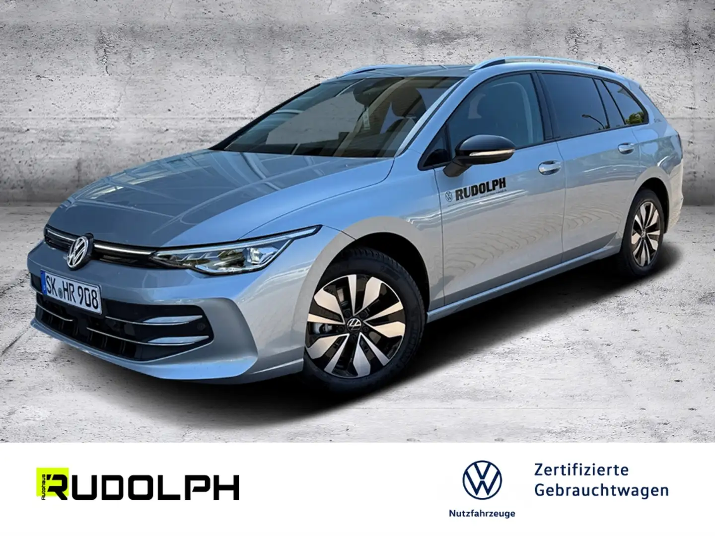 Volkswagen Golf VIII 2.0 TDI Goal 7-Gang-DSG LED BT Navi AHK SHZ A Silber - 1