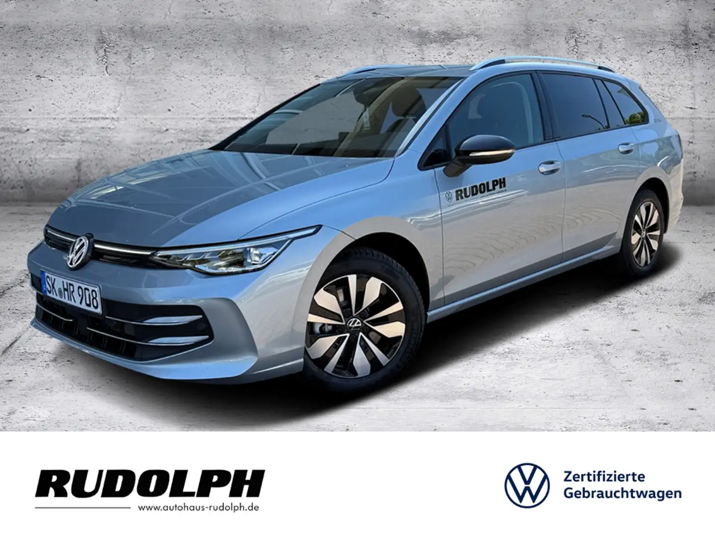 Volkswagen Golf VIII 2.0 TDI Goal 7-Gang-DSG LED BT Navi AHK SHZ A Silber - 1
