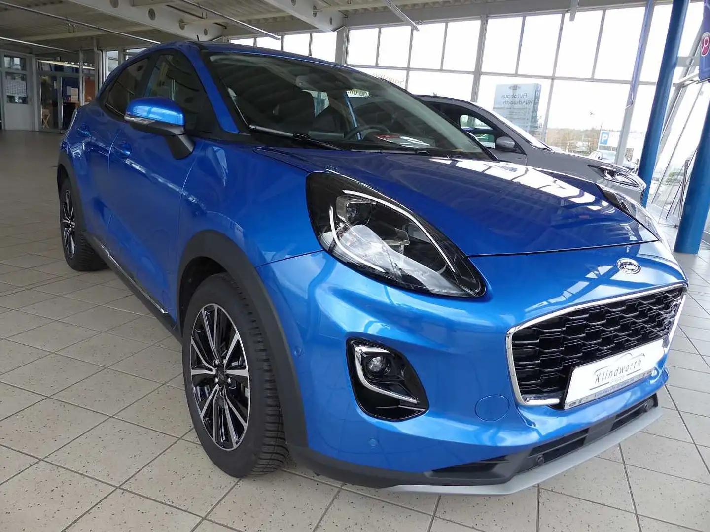 Ford Puma 1.0 EcoBoost MHEV TITANIUM iACC,AHK,GJR Blau - 2
