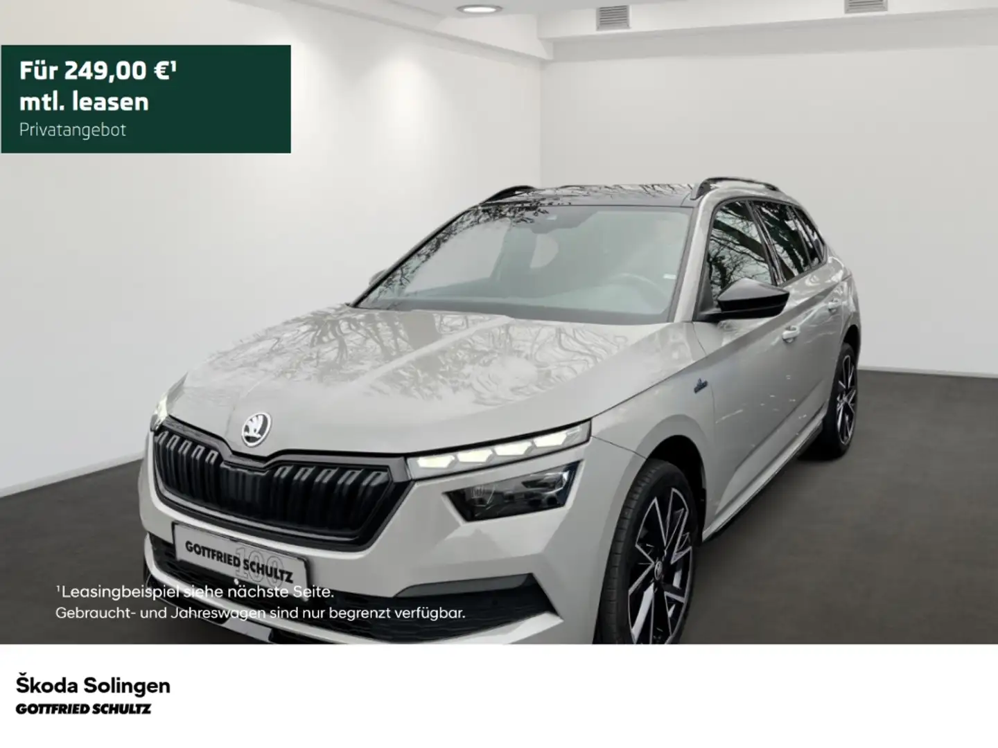 Skoda Kamiq 1.0 TSI Monte Carlo DSG   Pano   AHK   Kamera   AC Grau - 1