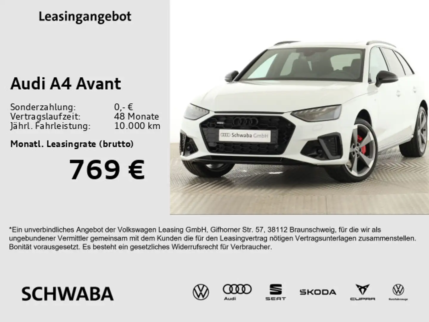 Audi A4 competition plus 40TDI 2x S line*AHK*19 Weiß - 1