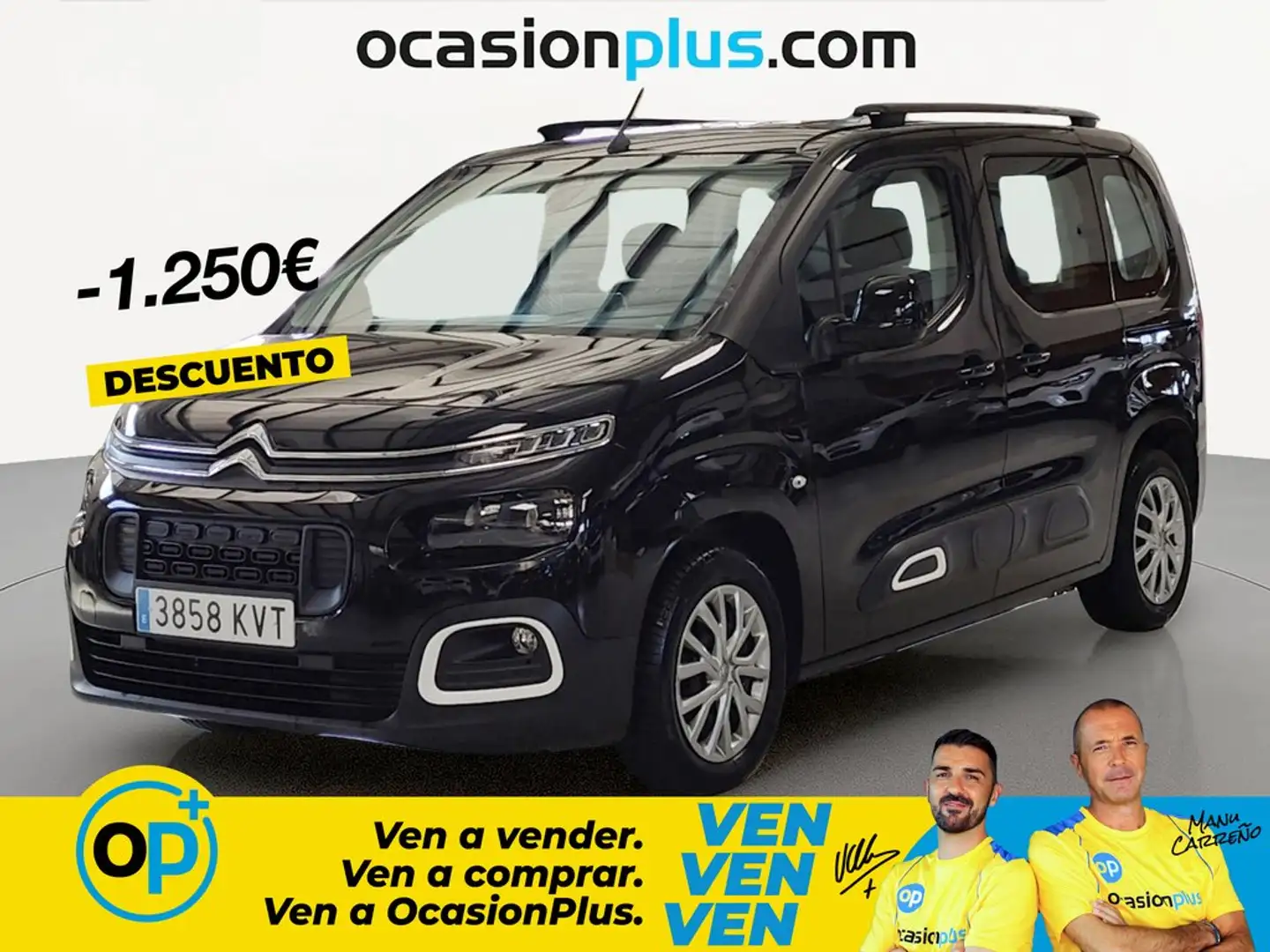Citroen Berlingo BlueHDi S&S Talla M Feel 100 Negro - 1